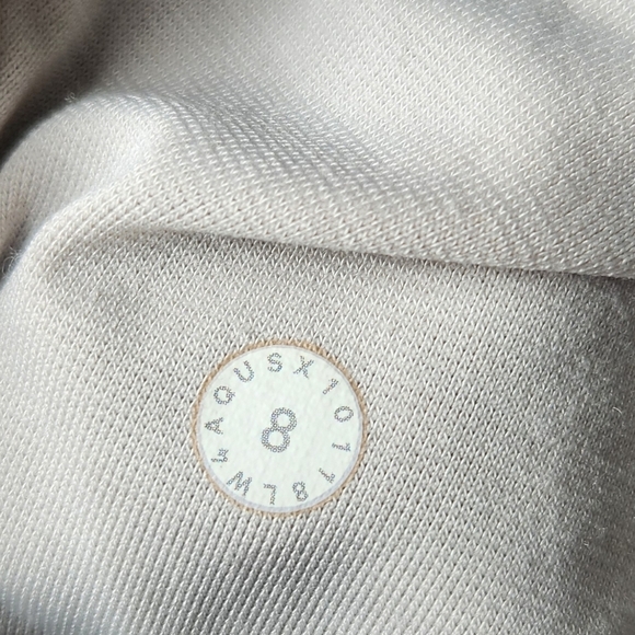 Lululemon Cool & Collected Hooded Sweatshirt Hoodie Heathered Grey Size 8 - Picture 13 of 13